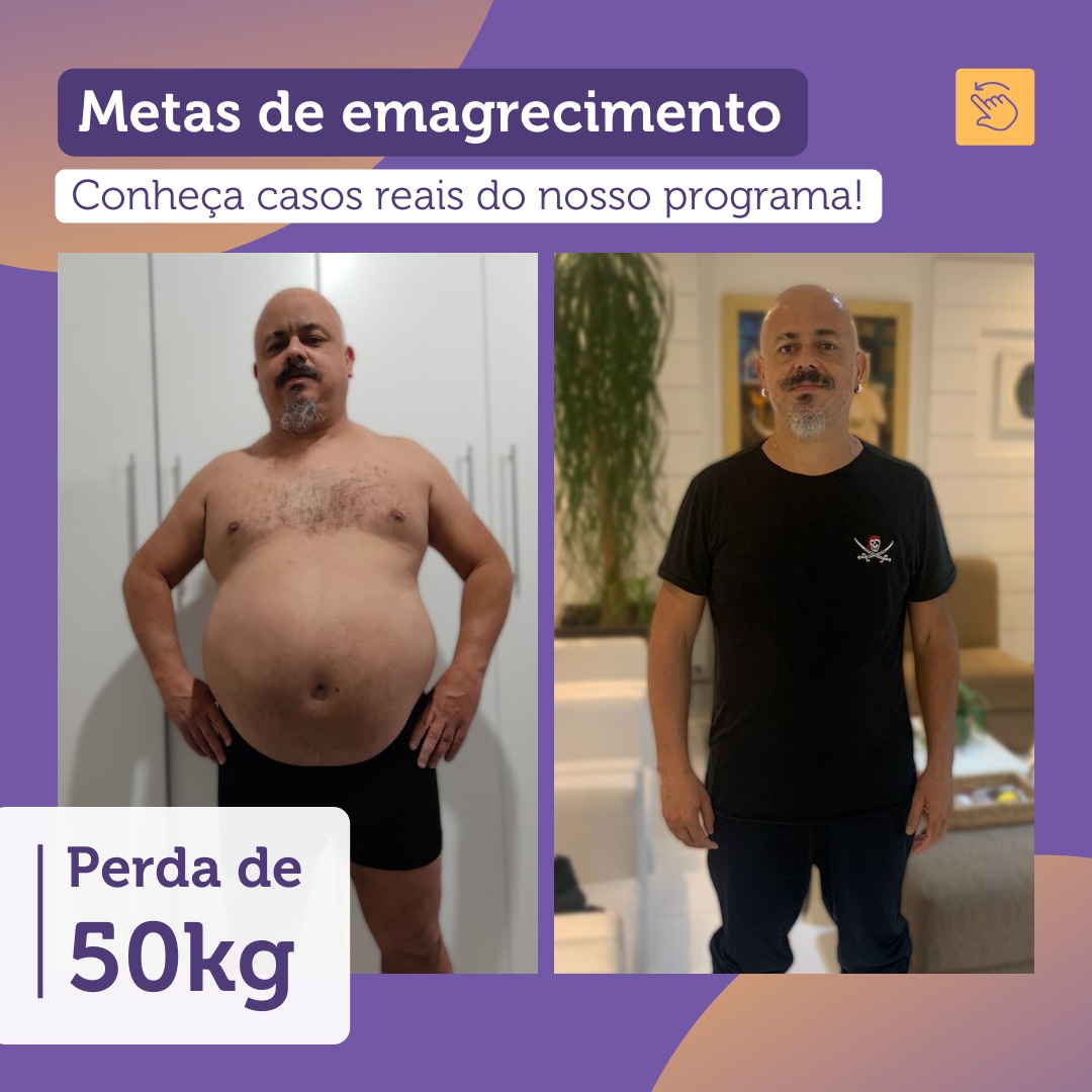 "Em meio a pandemia me ví completamente sedentário e engordando dia após dia. Até que por indicação comprei a balança Emagrece Brasil. Imediatamente comecei a seguir uma dieta do app, me exercitei utilizando os vídeos, e a cada dia via uma nova vitória, e acompanhei cada kg eliminado pelo próprio App e balança de bioimpedância. Profissionalismo da equipe + facilidade do App + minha força de vontade = -50KG. Hoje me sinto muito bem."